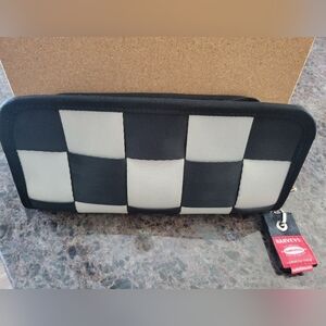 Harveys Monochrome Checkered Women's Wallet